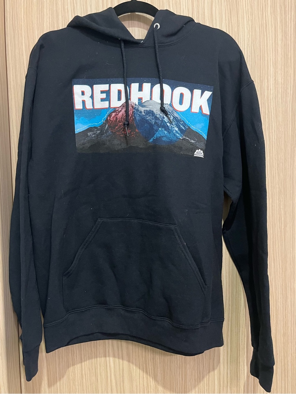 Red Hook Black Graphic Hoodie